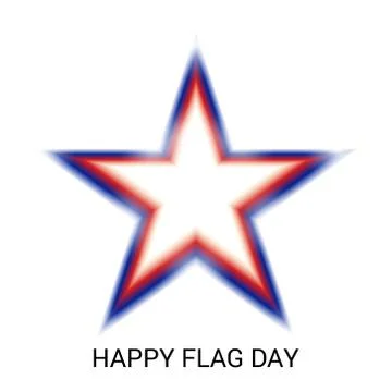 Flag Day. Stock Illustration