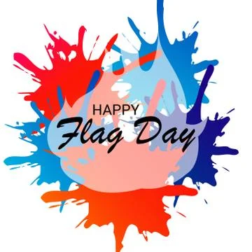 Flag Day. Stock Illustration