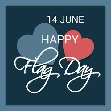 Flag Day. Stock Illustration