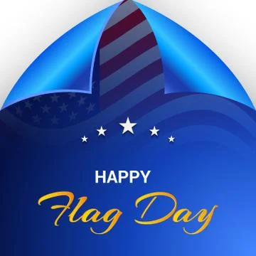 Flag Day. Stock Illustration