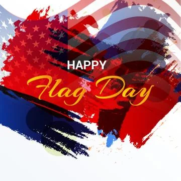 Flag Day. Stock Illustration