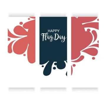 Flag Day. Stock Illustration