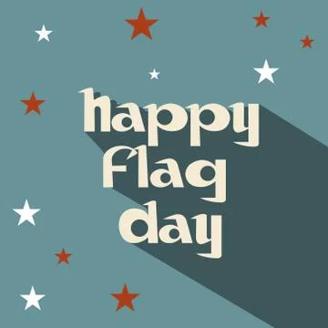 Flag Day. Stock-Illustration