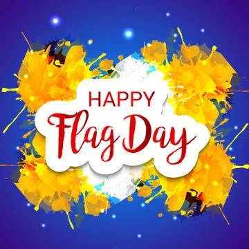 Flag Day. Stock Illustration