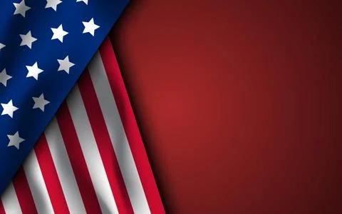 Flag day USA background. Vector illustration Stock Illustration