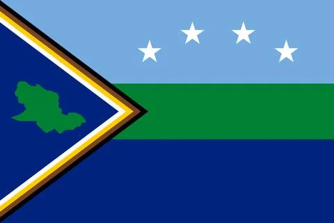 Flag of Delta Amacuro State Stock Illustration