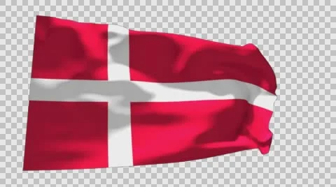 Flag of Denmark Stockbeeldmateriaal 60938224