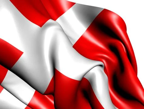 Flag of denmark Stock Illustration