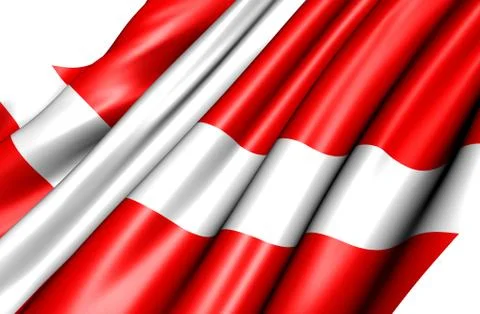 Flag of denmark Stock Illustration