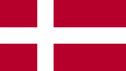 Flag of Denmark moving sideways 스톡 동영상 218382801