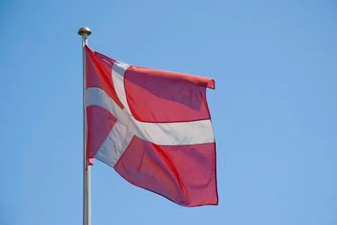 Flag of denmark Stock Photos