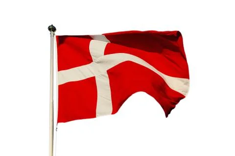 Flag of Denmark Stock-Fotos