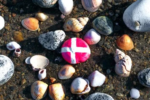 Flag of Denmark Stock Photos