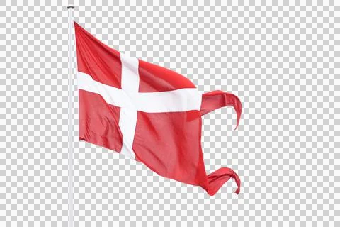 Flag of Denmark 库存照片