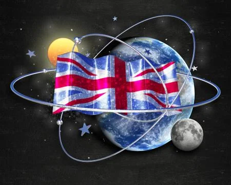Flag Dhekelia quality designer flag Stock Illustration