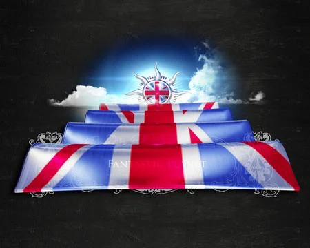 Flag Dhekelia quality designer flag Stock Illustration