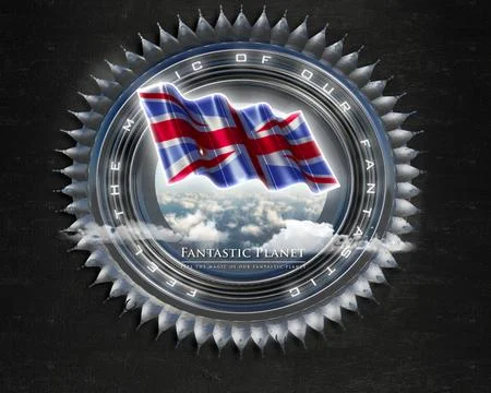 Flag Dhekelia quality designer flag Stock Illustration