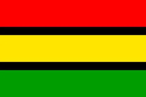 Flag of Dinka people Stock Illustration