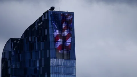 Flag Display II Video stock 128557787