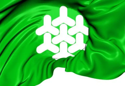 Flag of dronten Stock Illustration