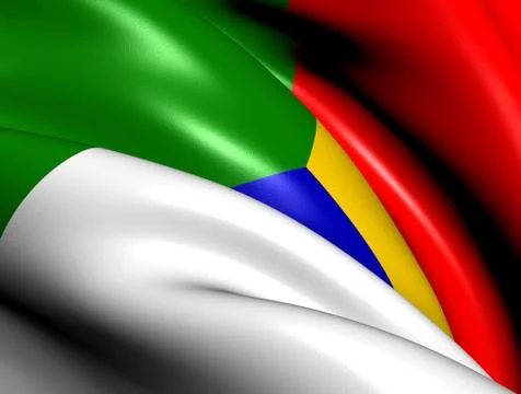 Flag of the druze people Stock Illustration