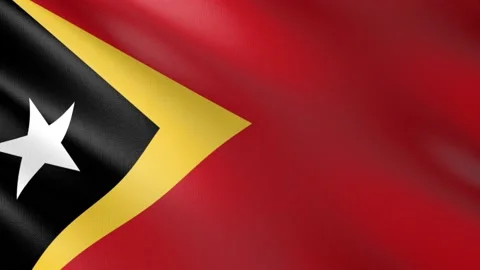 Flag of East Timor Stock Footage 151069646