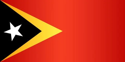 Flag of East Timor Timor-Leste. vector element Stock Illustration