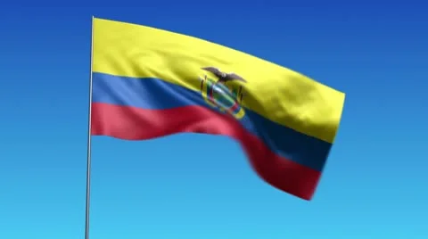 Flag of Ecuador Stock-Footage 10796056