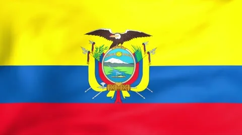 Flag Of Ecuador Stock Footage 11355406