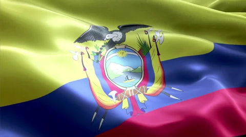 Flag Ecuador Video stock 47739081