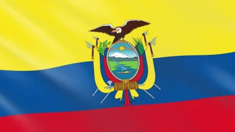 Flag of Ecuador Stock Footage 151069696