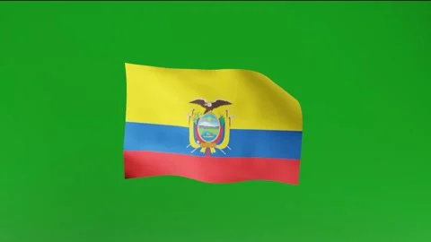 Flag of Ecuador  Stock Footage 162025666