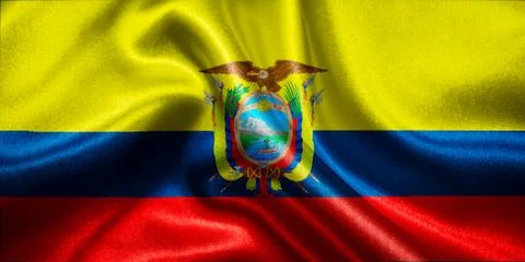Flag of ecuador Stock Illustration