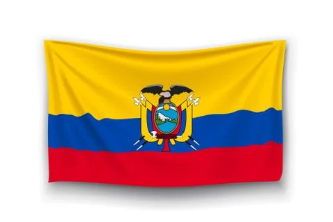 Flag of ecuador Stock Illustration