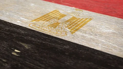 Flag Of Egypt. 1080p, 60fps Stock Footage 117161673