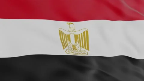 Flag of Egypt Stock-Footage 97109092