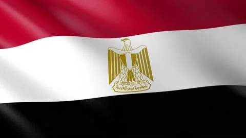 Flag of Egypt Video stock 151069731