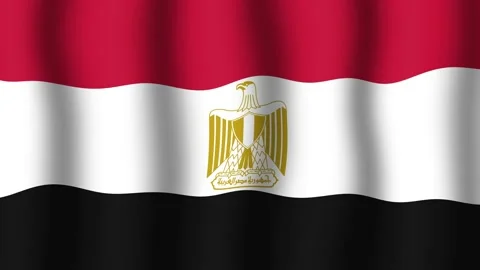 Flag of Egypt Stock Footage 175727671