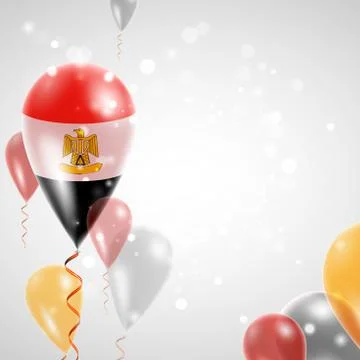 Flag of Egypt Stock Illustration