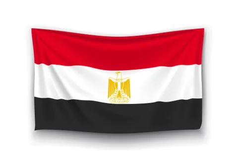 Flag of egypt Stock Illustration