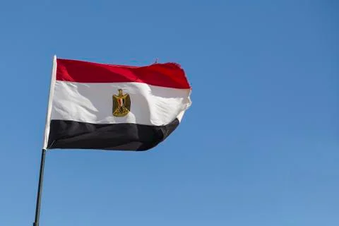 Flag of egypt Stock Photos