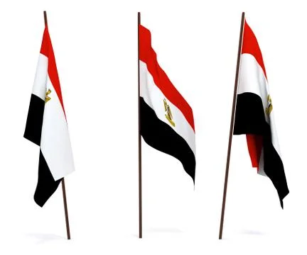 Flag of Egypt Stock Photos