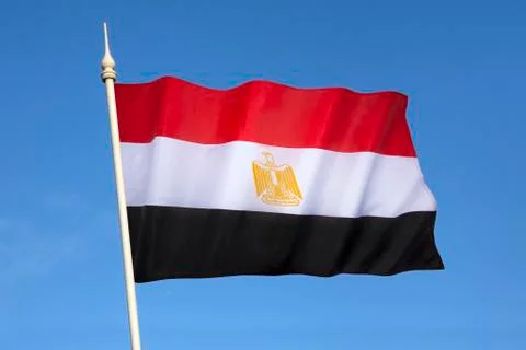 Flag of Egypt Stock Photos