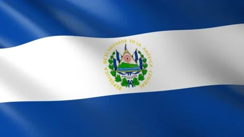Flag of El Salvador Stock Footage 151069754