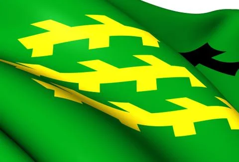 Flag of els pallaresos Stock Illustration