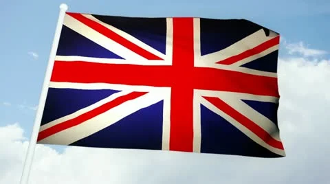 Flag England 03 Stock Footage 21479903
