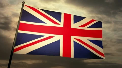 Flag England 05 Stock Footage 21478221