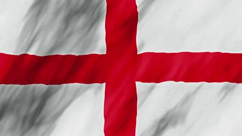 Flag of England 4k. Animated Background Video stock 190574345