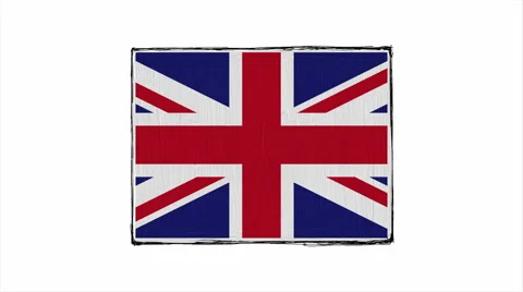 Flag of England. Video stock 57309365