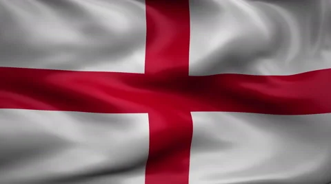 Flag of England Video stock 64456875